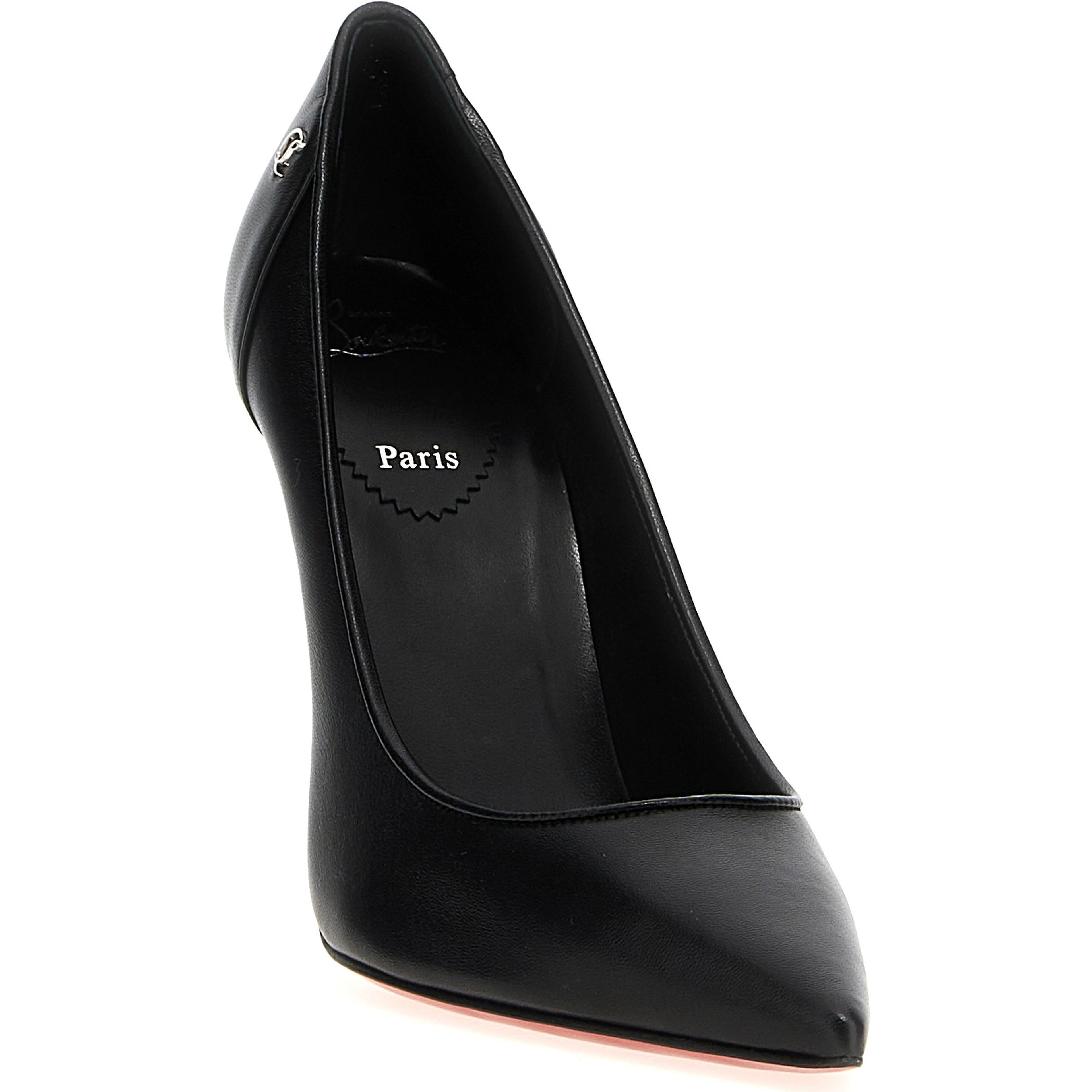Black Napa Leather / Calf Bos Taurus High Heel Pumps