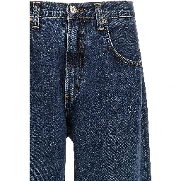 Blue Cotton Jeans Denim