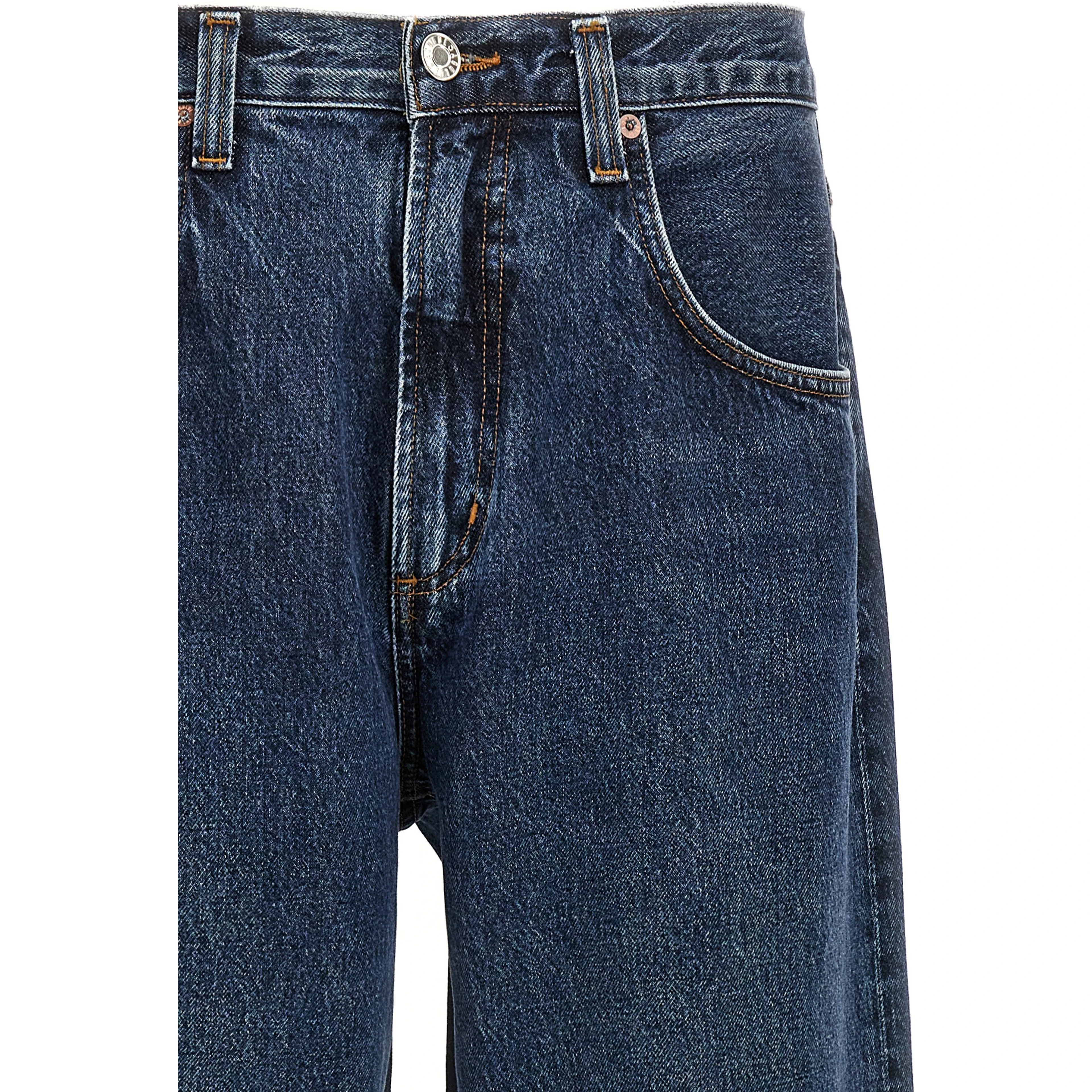 Blue Cotton Jeans Denim