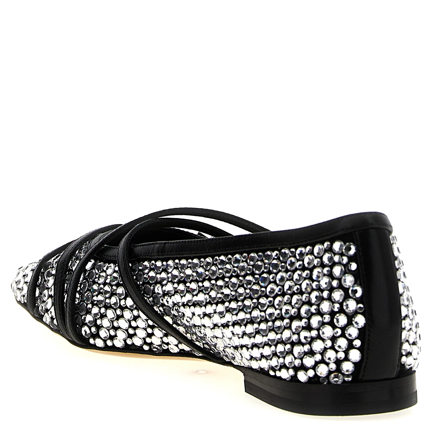 Black Polyamide Ballet Flats