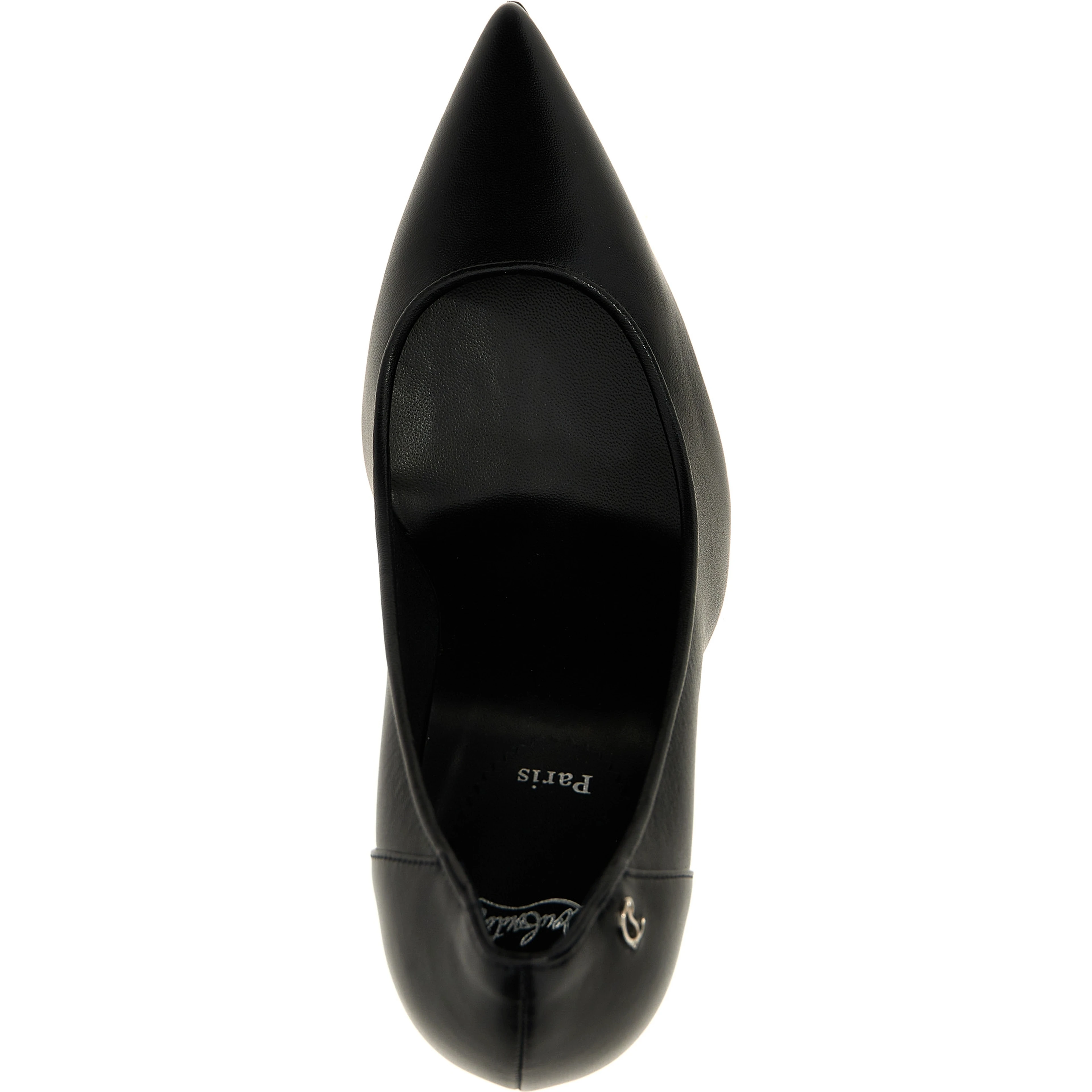 Black Napa Leather / Calf Bos Taurus High Heel Pumps