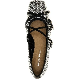 Black Polyamide Ballet Flats