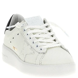 Black Cowhide Low Top Sneakers