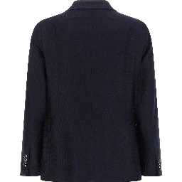 Blue Silk Blazer
