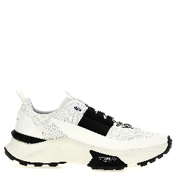 Bicolor Calfskin Athletic Sneakers