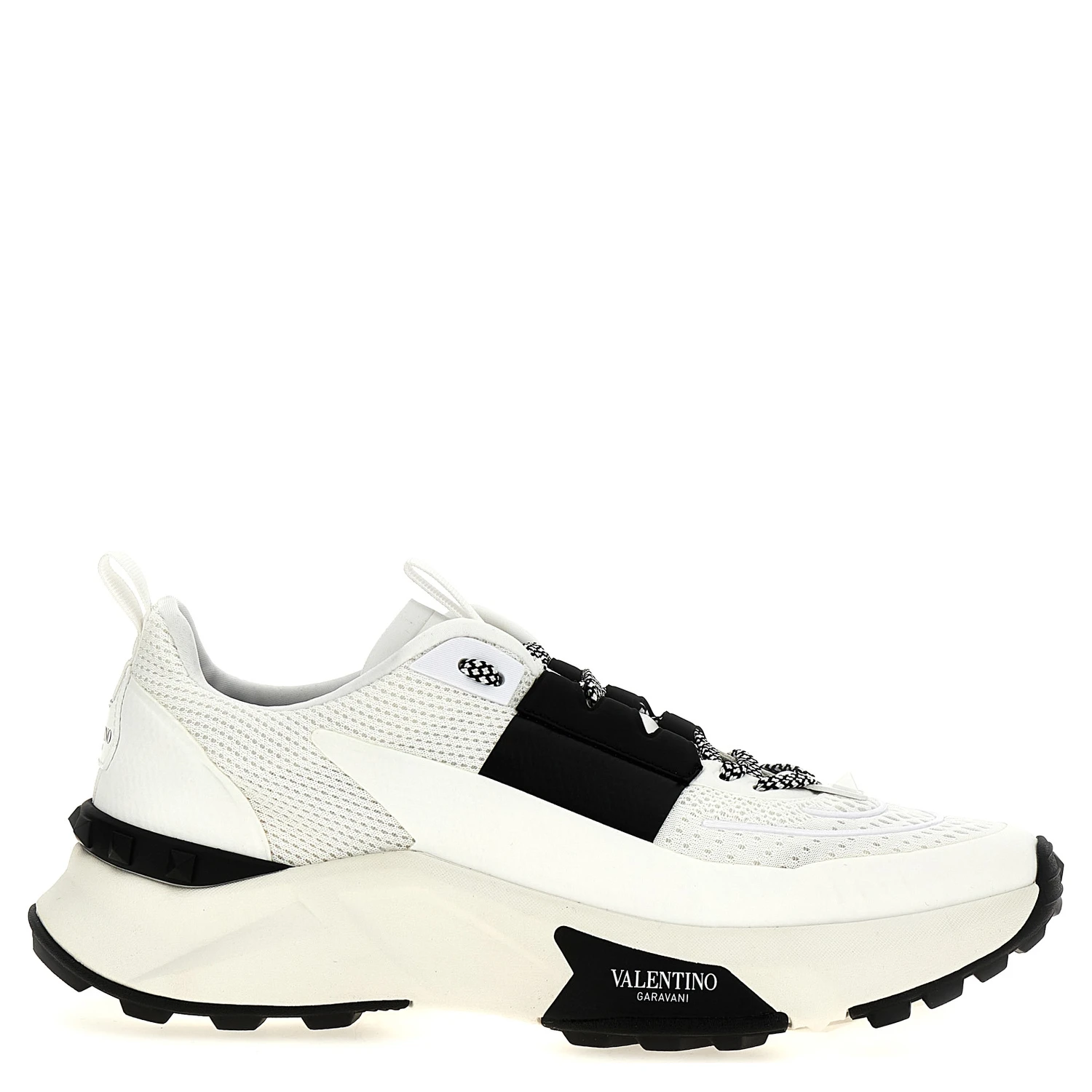 Bicolor Calfskin Athletic Sneakers