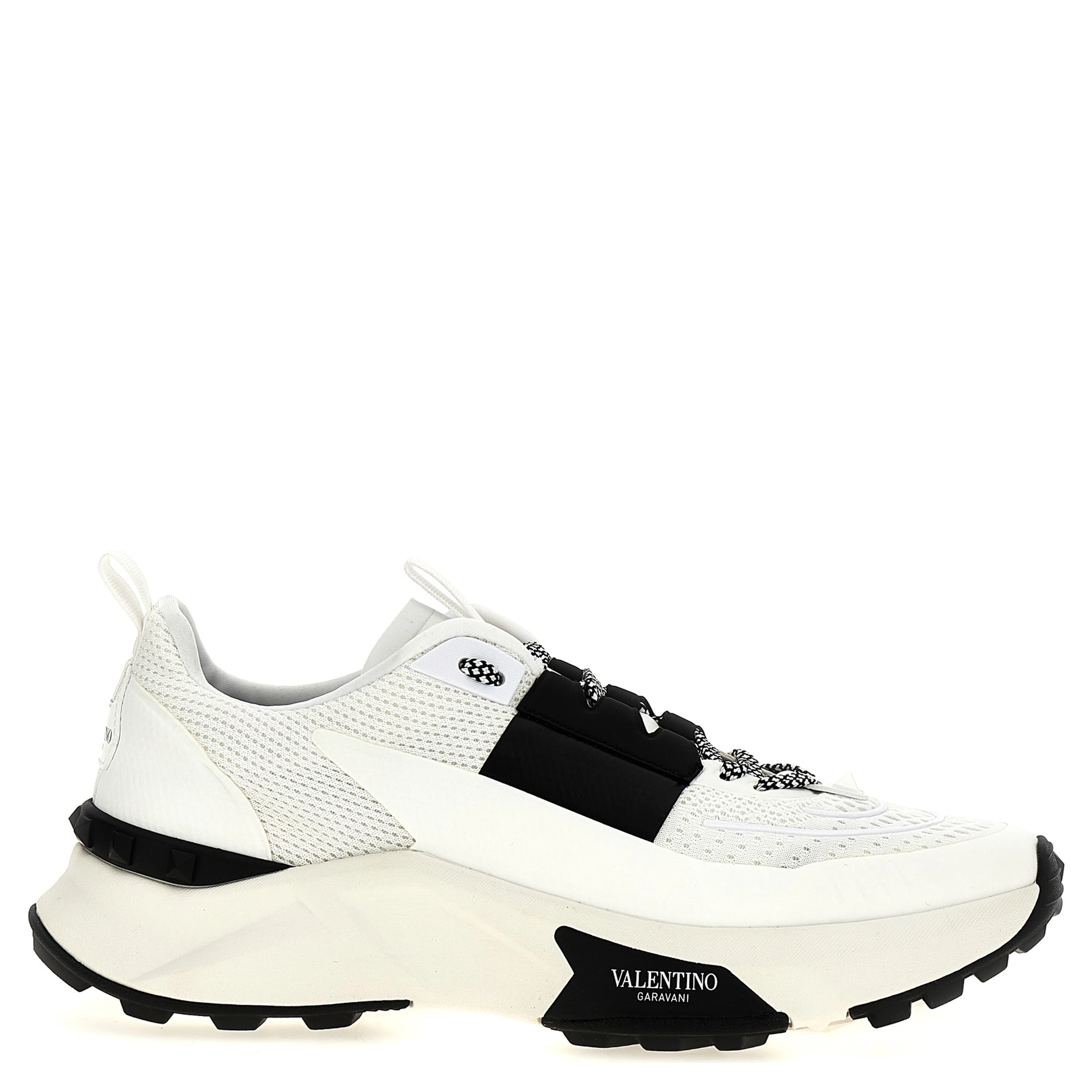 Bicolor Calfskin Athletic Sneakers
