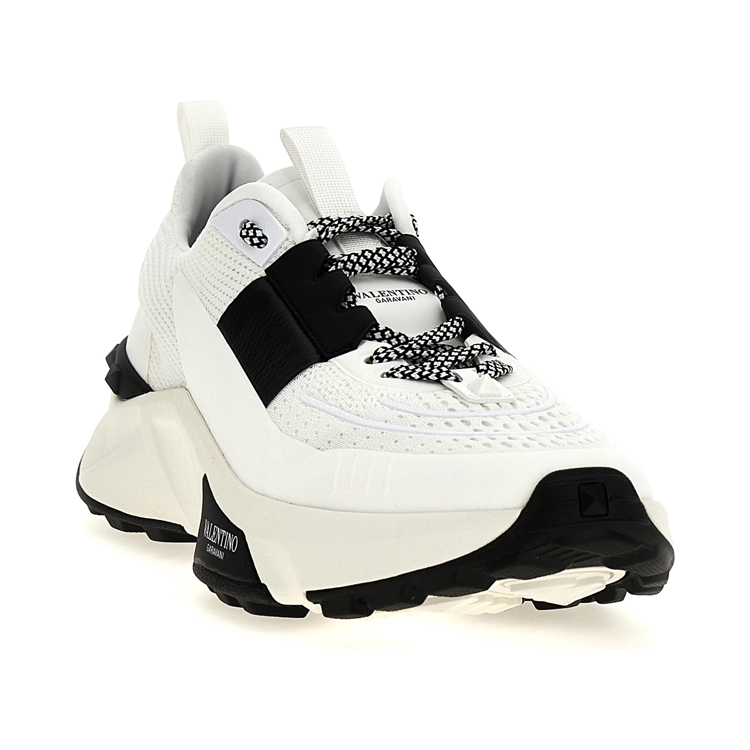 Bicolor Calfskin Athletic Sneakers