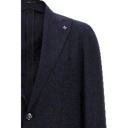 Blue Silk Blazer