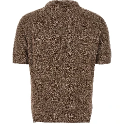 Brown Cotton Polo Shirt