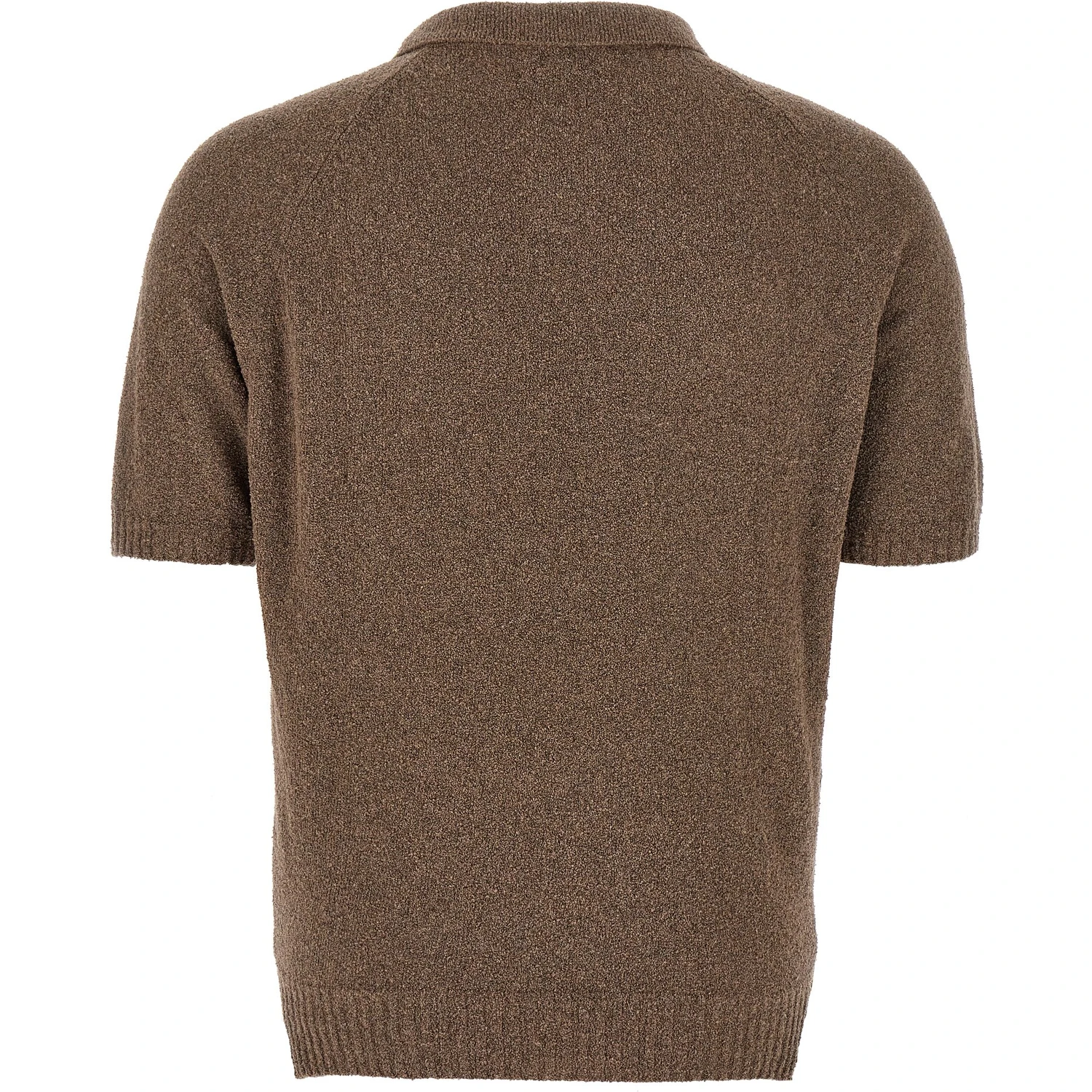 Brown Cotton Polo Shirt