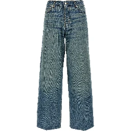 Blue Cotton Jeans Denim