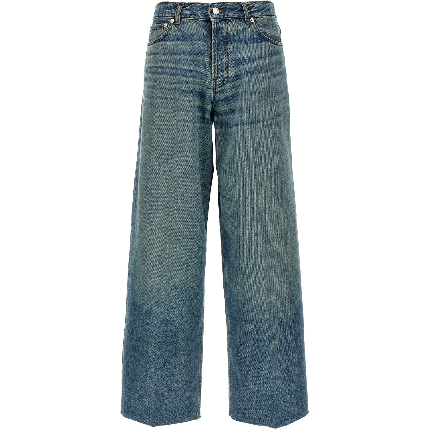 Blue Cotton Jeans Denim