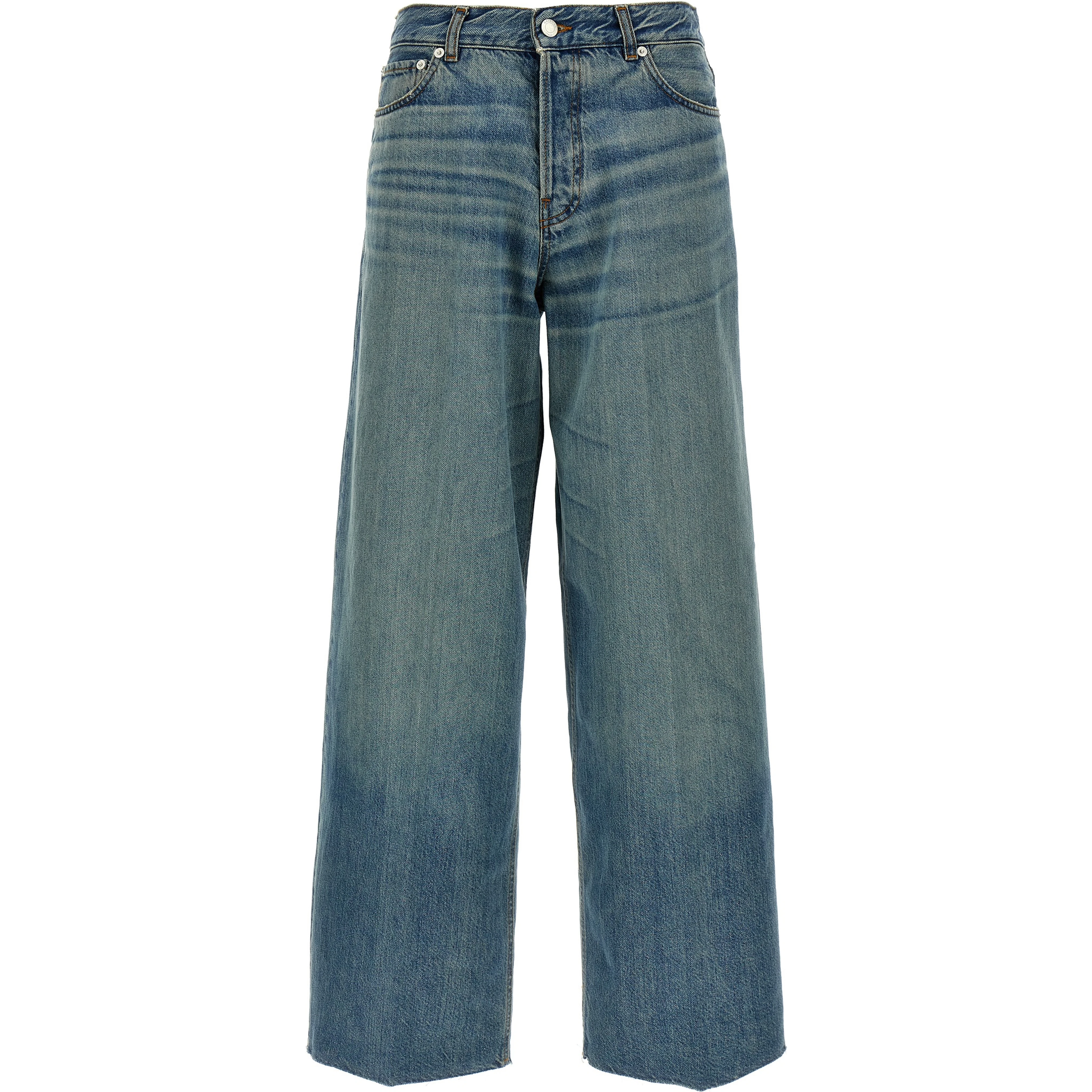 Blue Cotton Jeans Denim