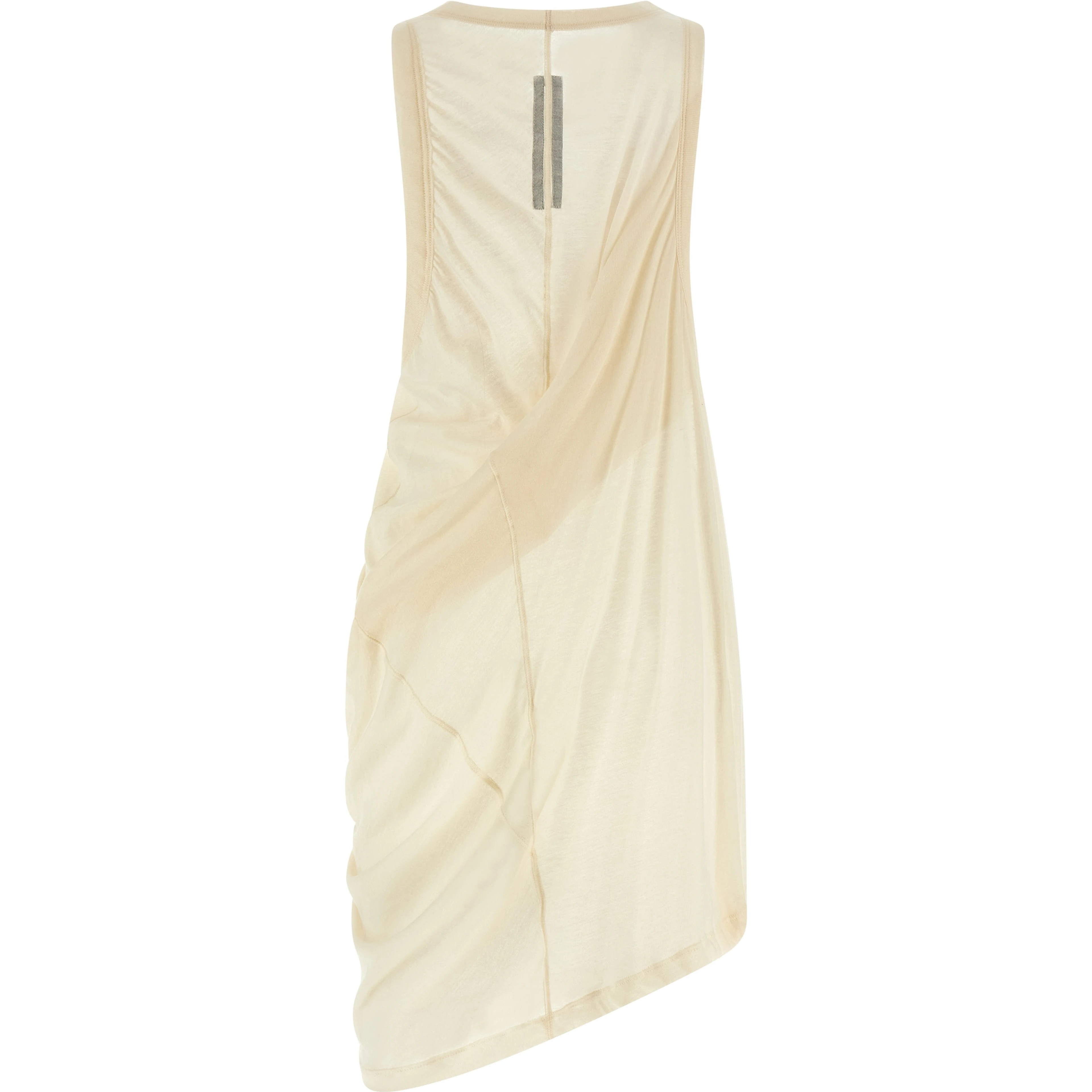 Beige Cotton Casual Dress