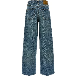 Blue Cotton Jeans Denim