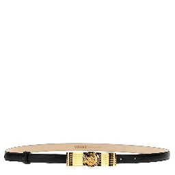 Black Calfskin Regular Belt