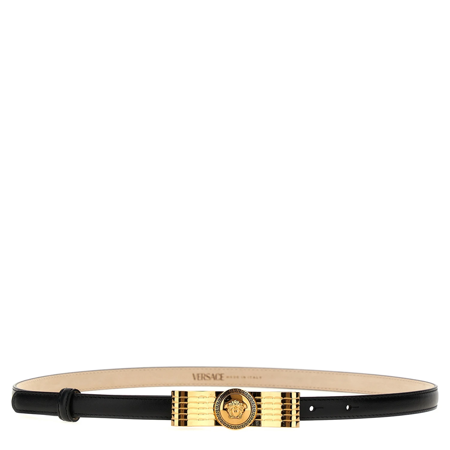 Black Calfskin Regular Belt