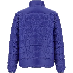 Blue Polyamide Full-Length Jacket