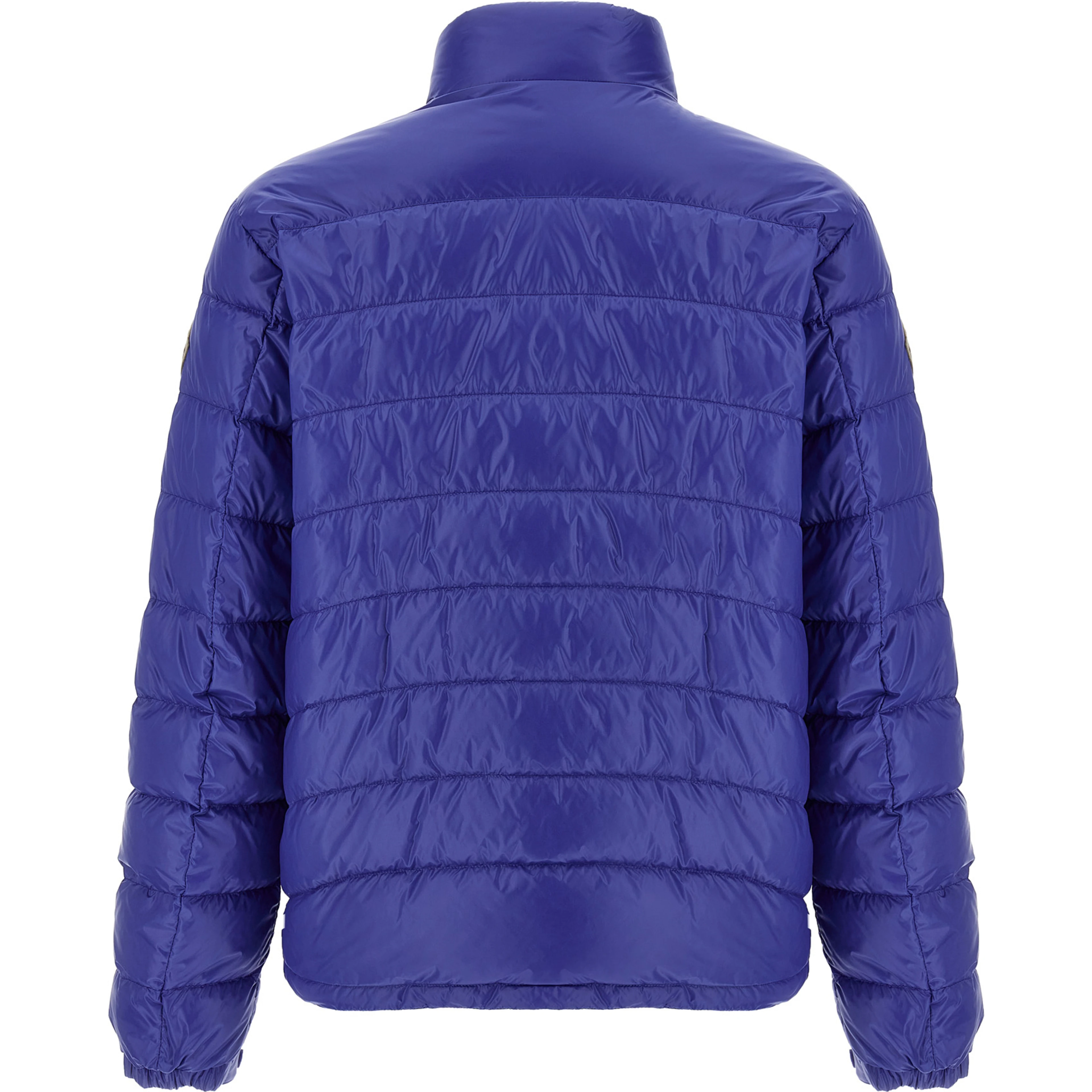 Blue Polyamide Full-Length Jacket