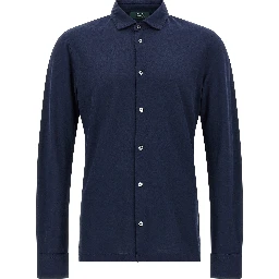 Blue Cotton Blouse