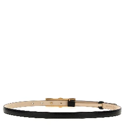 Black Calfskin Regular Belt