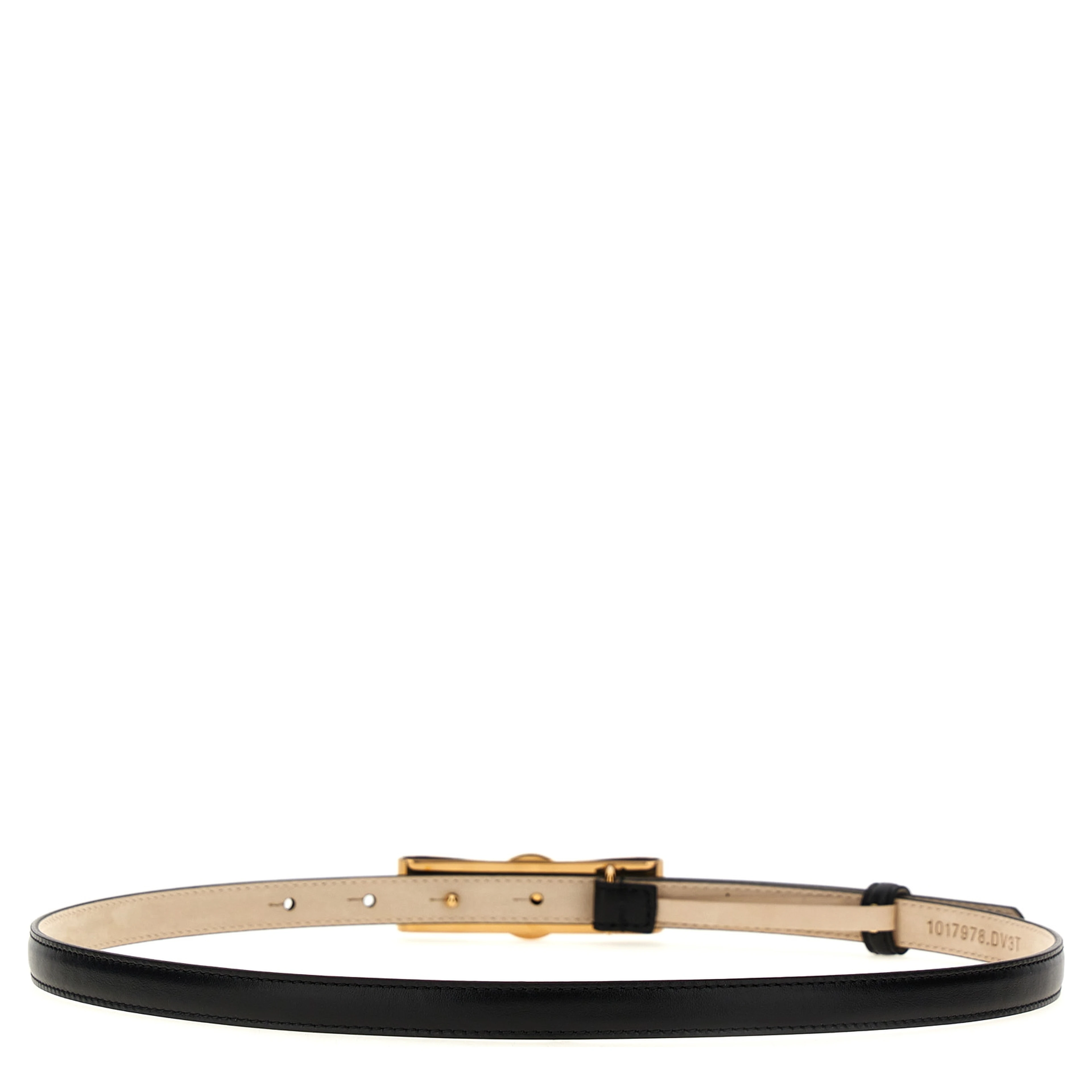 Black Calfskin Regular Belt