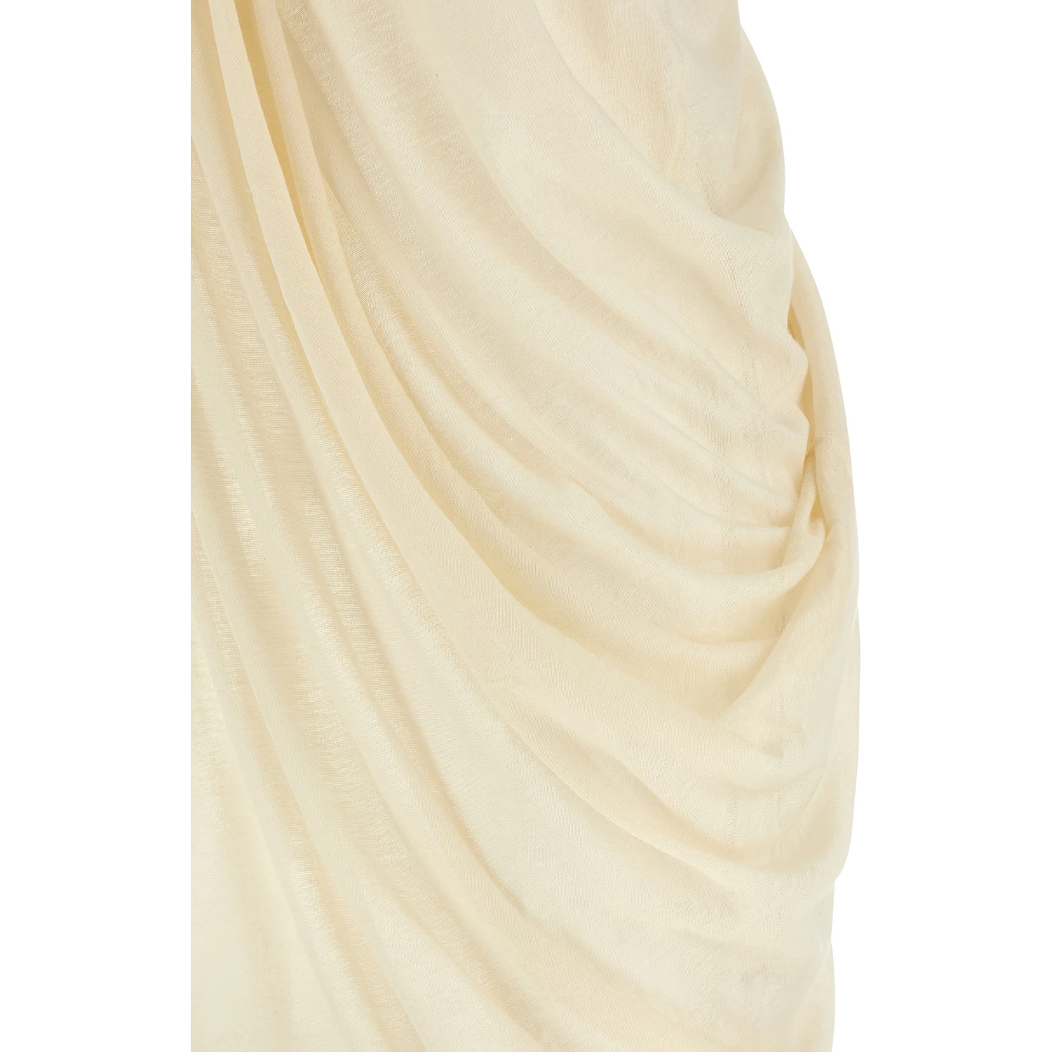 Beige Cotton Casual Dress