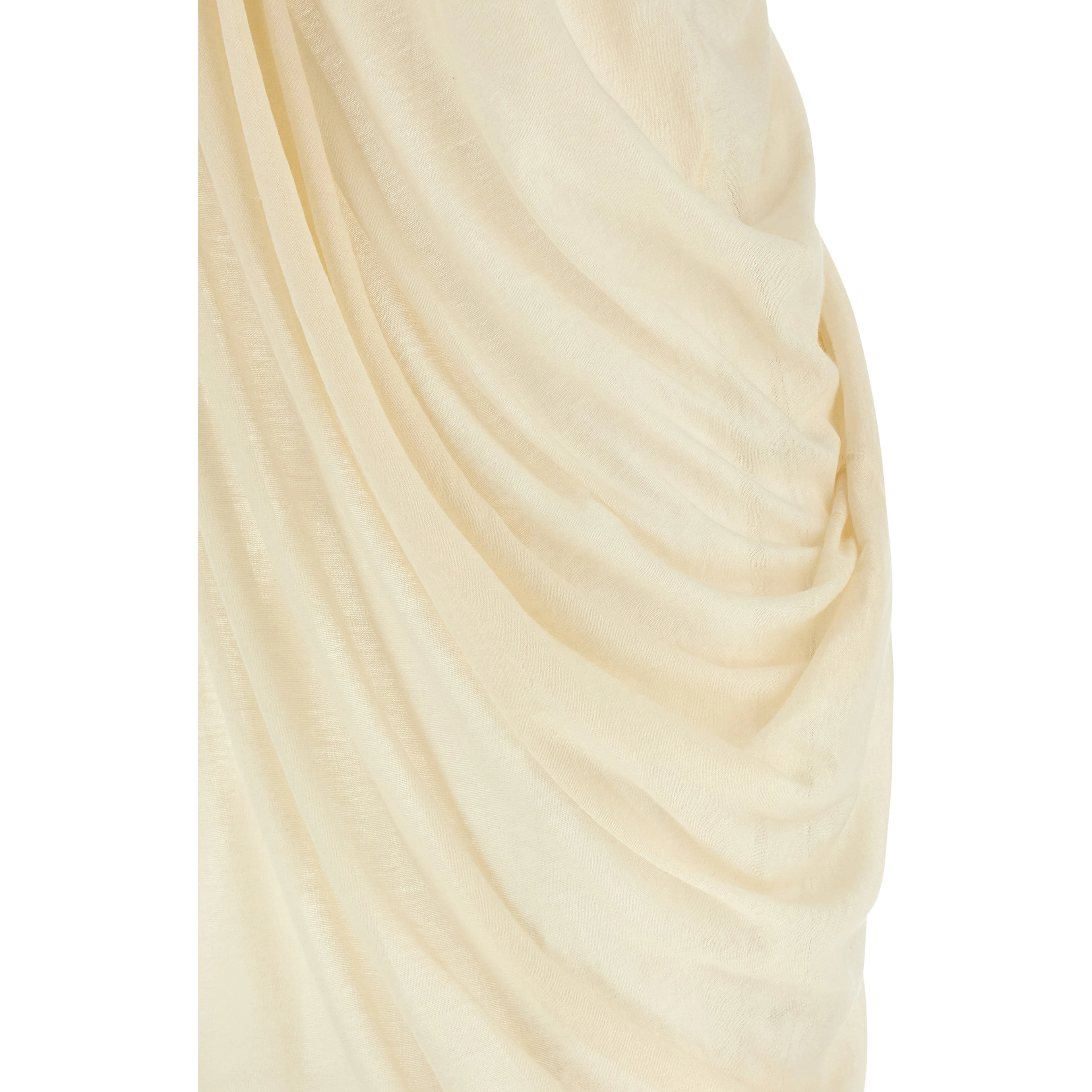 Beige Cotton Casual Dress