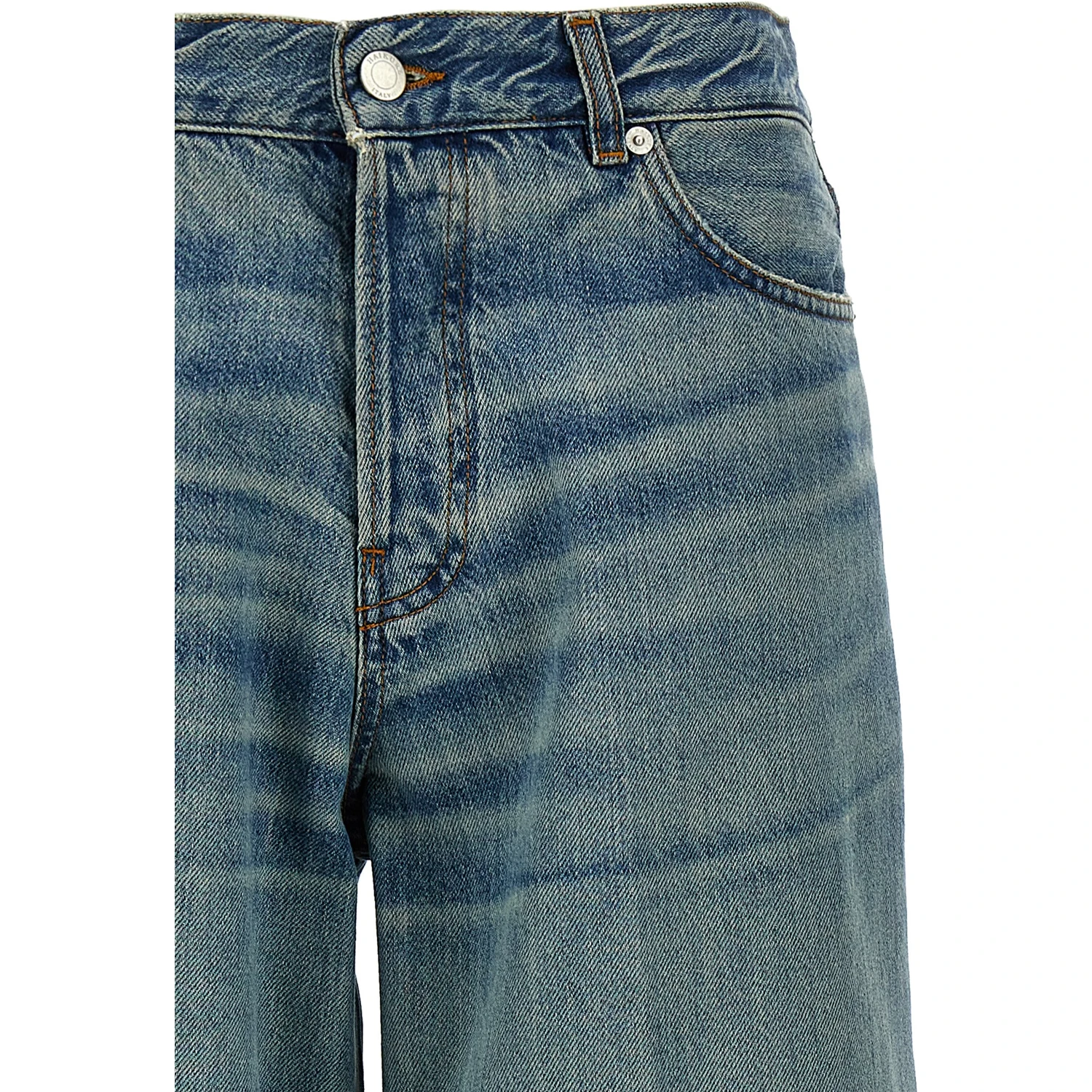 Blue Cotton Jeans Denim