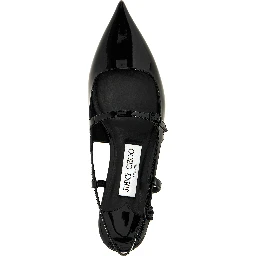 Black Calfskin Ballet Flats