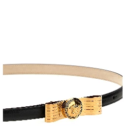 Black Calfskin Regular Belt