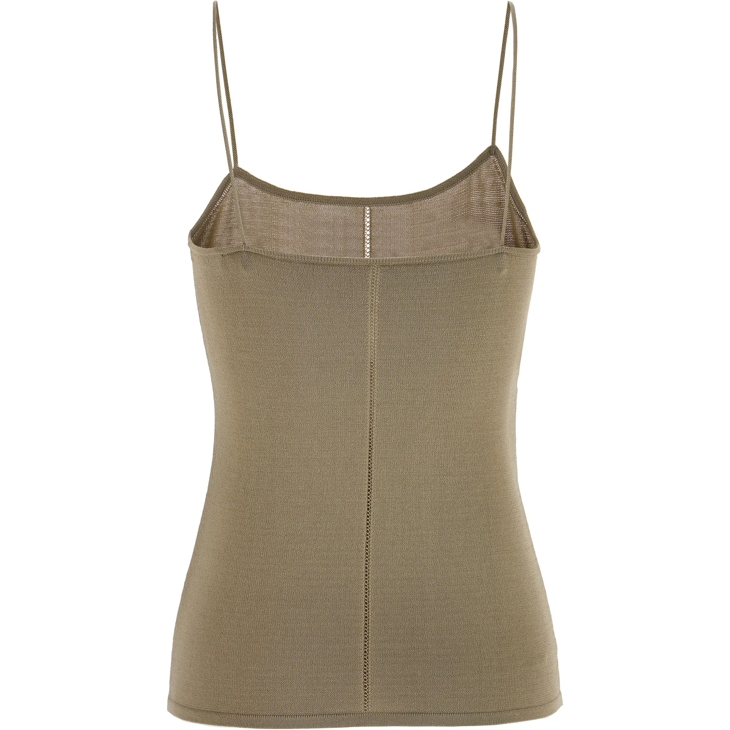 Beige Viscose Tank Tops