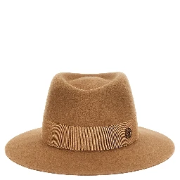 Brown Wool Fedora