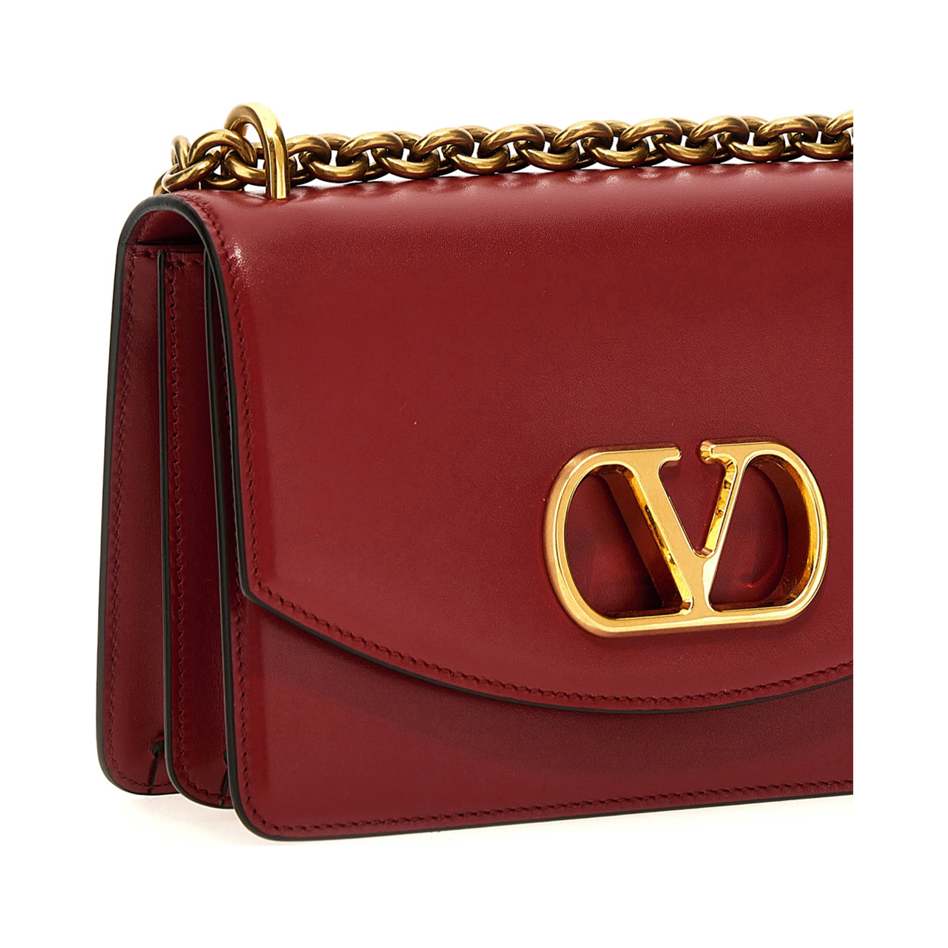 Multicolor Calfskin Shoulder Bag