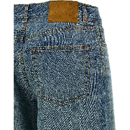Blue Cotton Jeans Denim