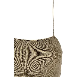 Beige Viscose Tank Tops