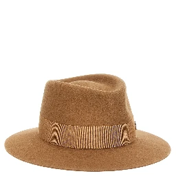 Brown Wool Fedora