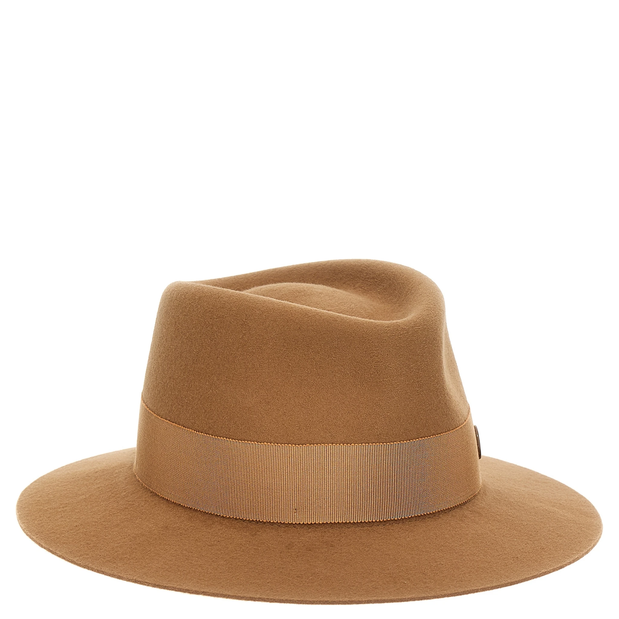 Brown Wool Fedora