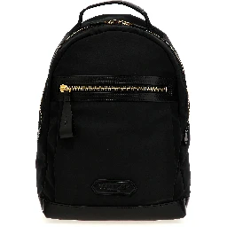 Black Polyester Backpack