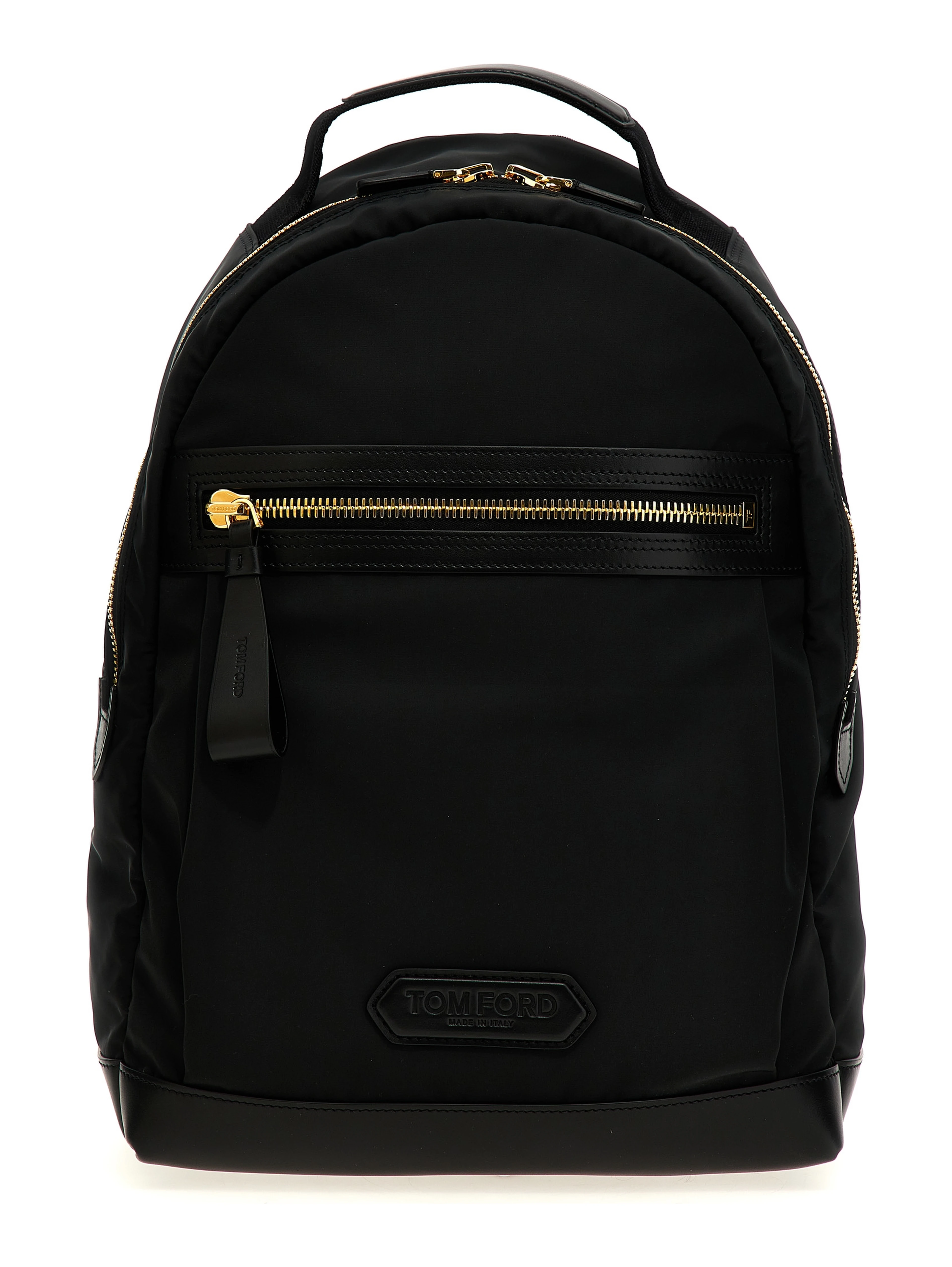 Black Polyester Backpack