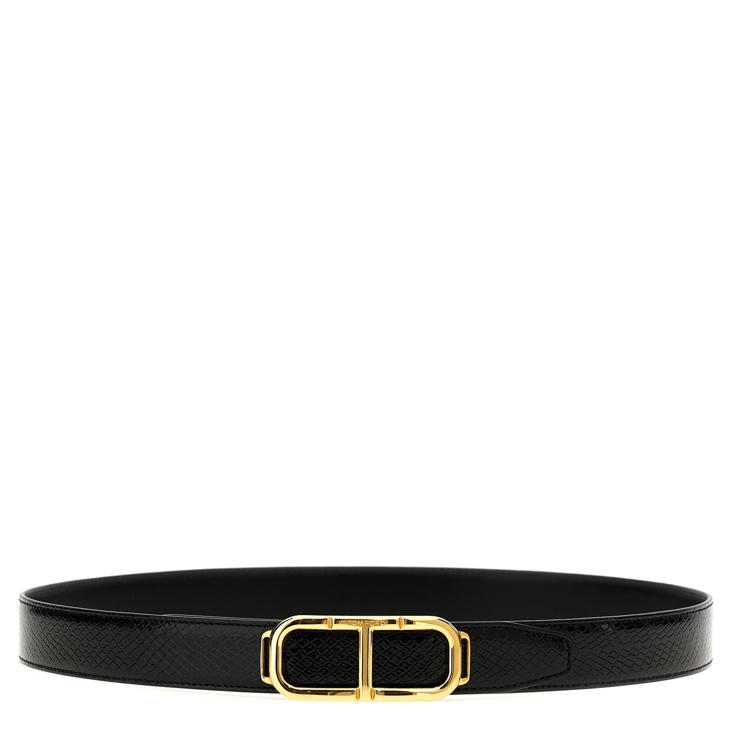 Black Leather Regular Belt