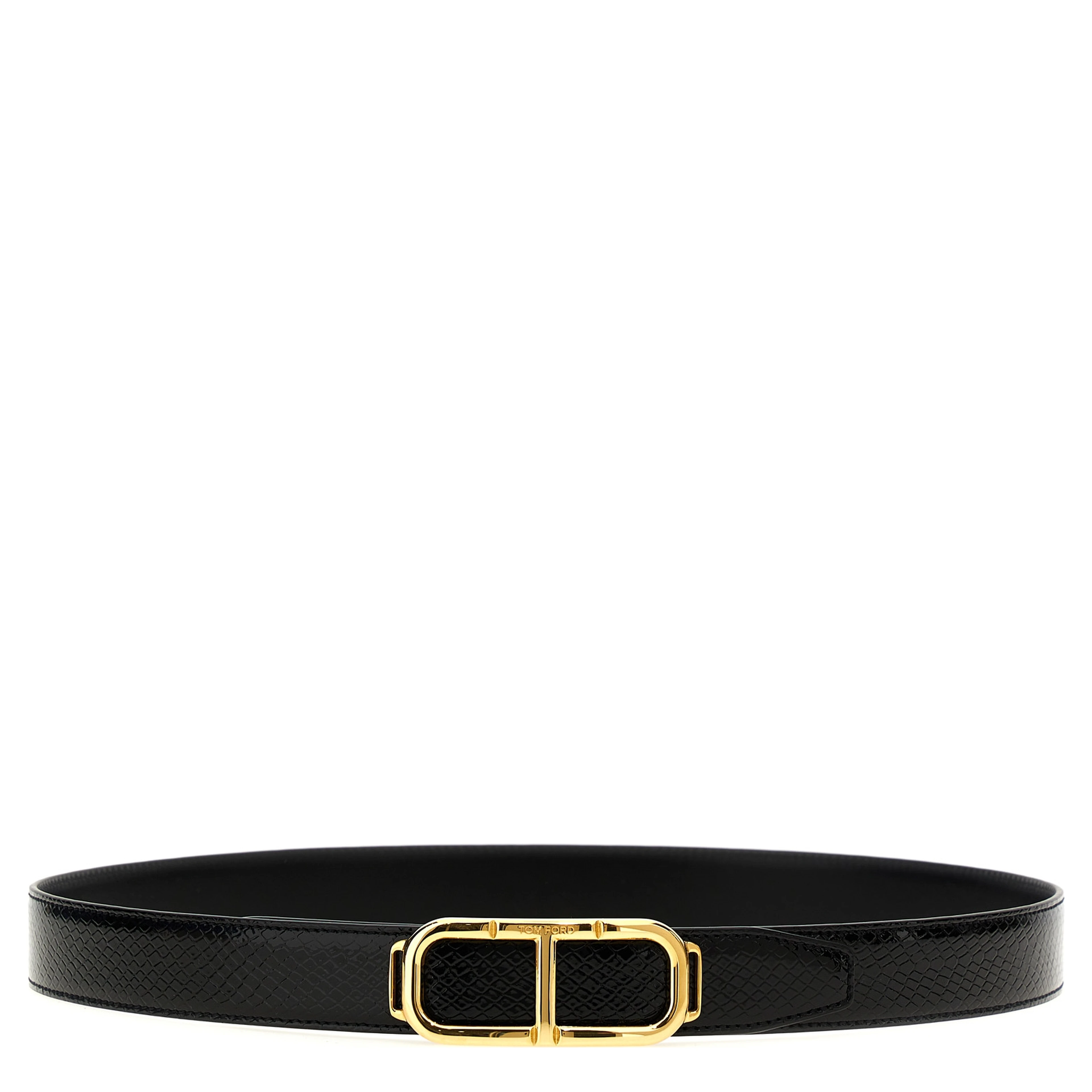 Black Leather Regular Belt