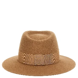 Brown Wool Fedora