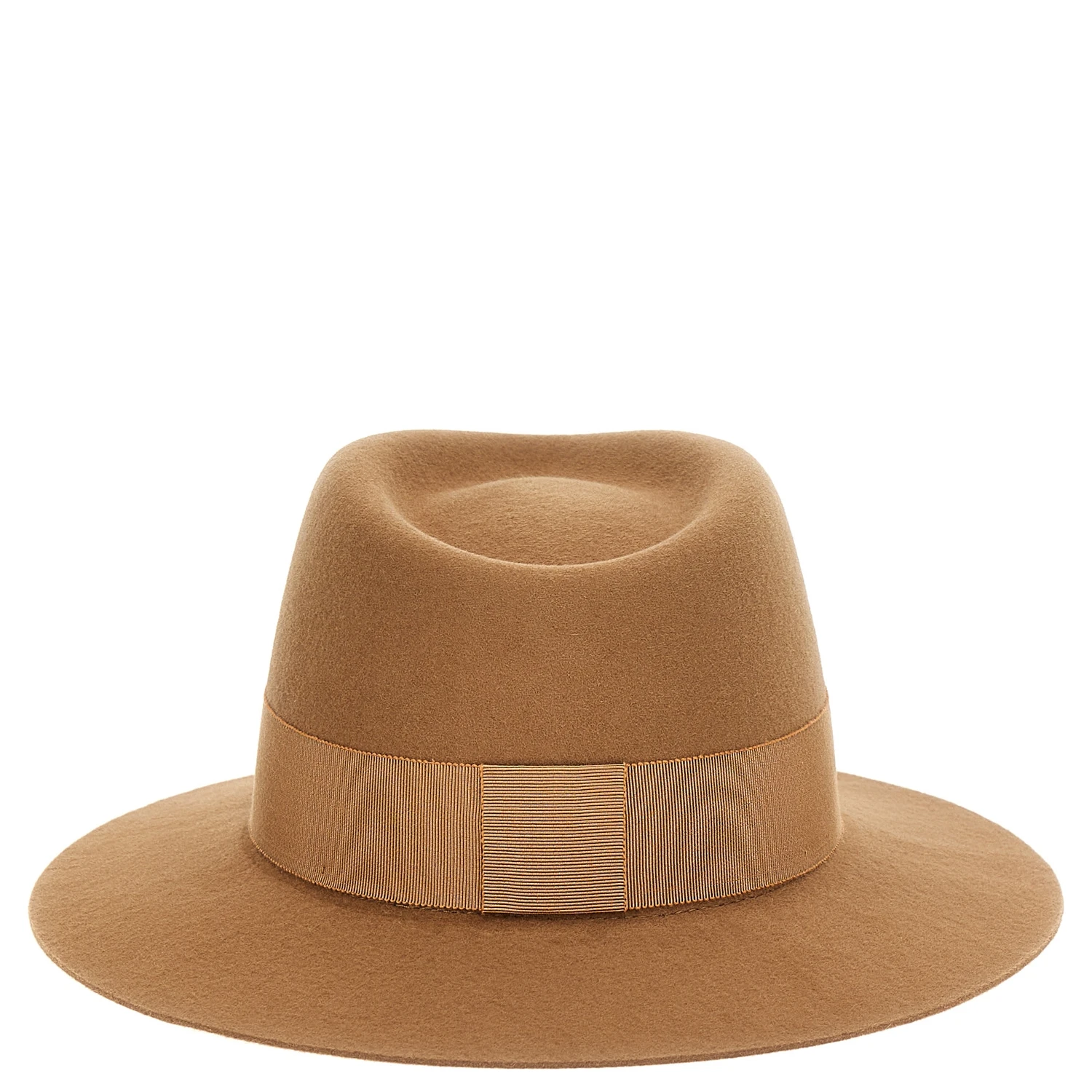Brown Wool Fedora