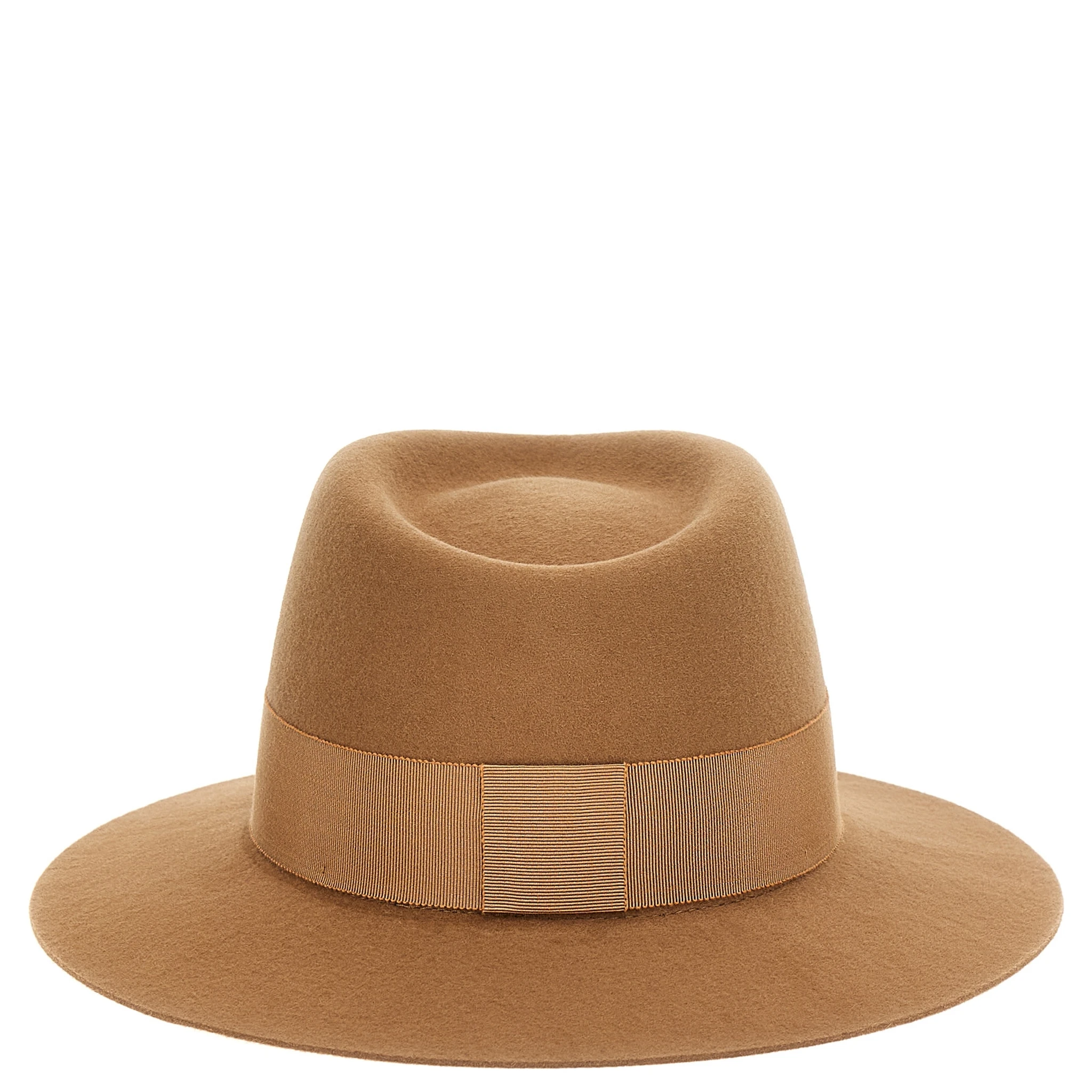 Brown Wool Fedora