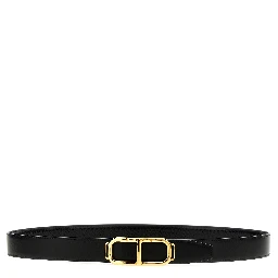 Black Leather Regular Belt