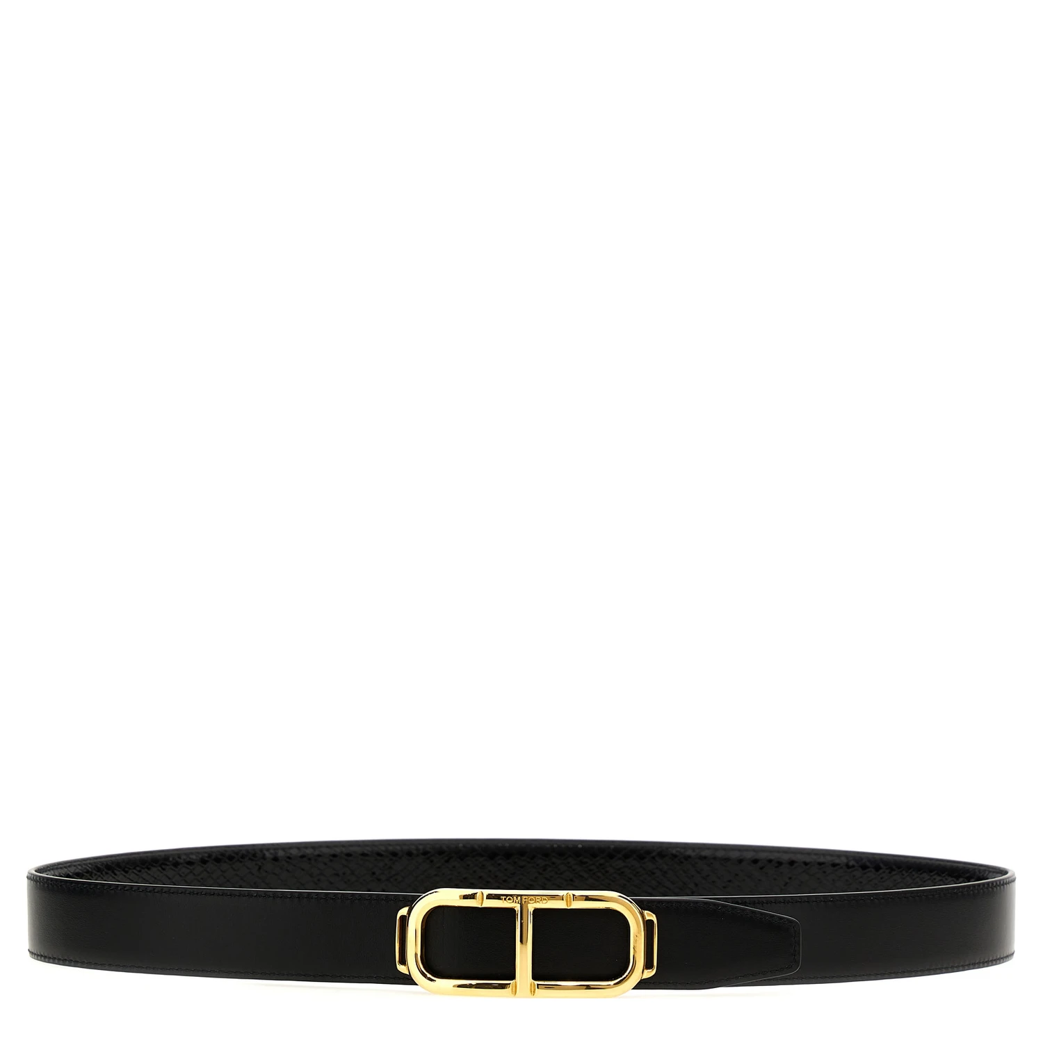 Black Leather Regular Belt