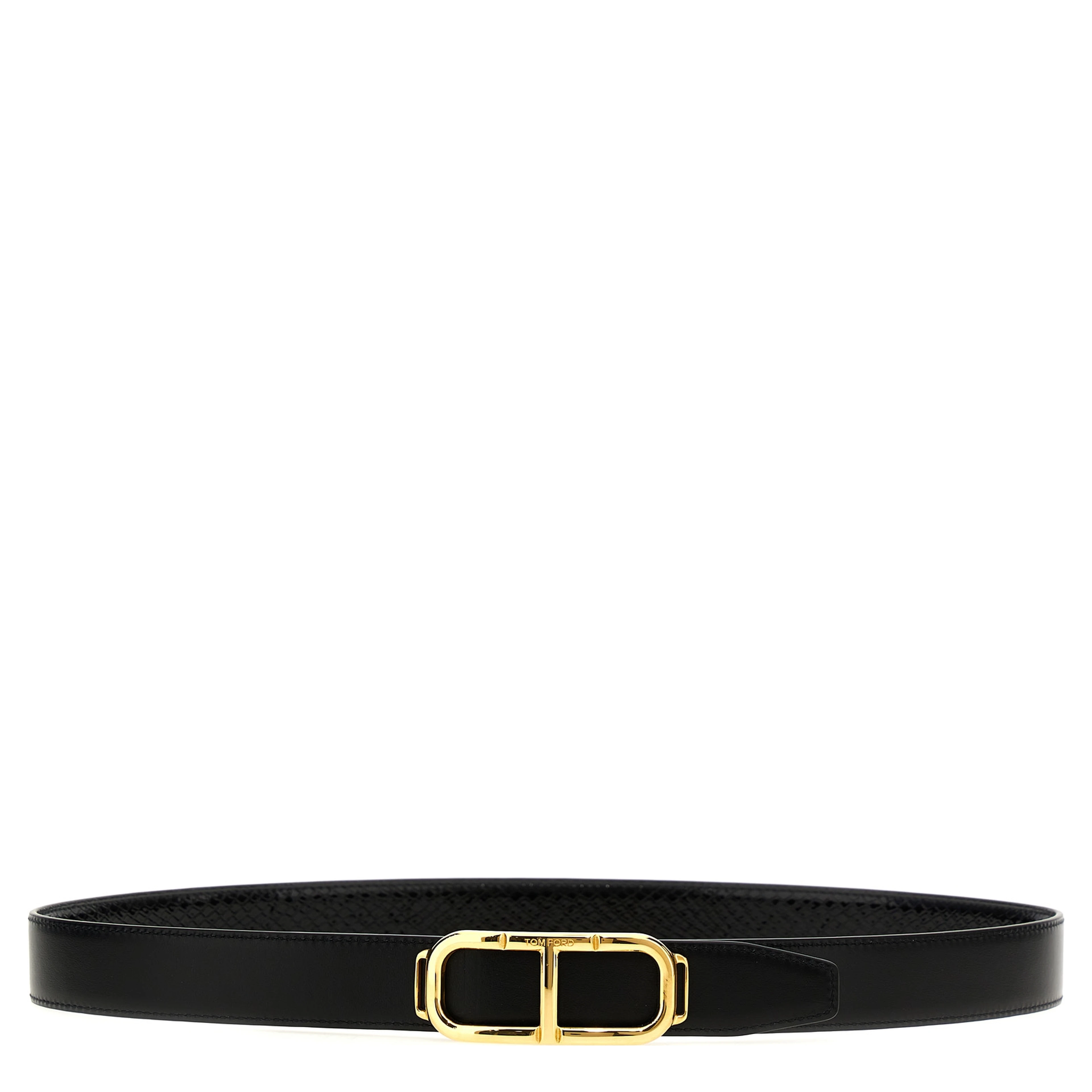 Black Leather Regular Belt