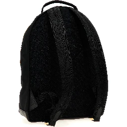 Black Polyester Backpack